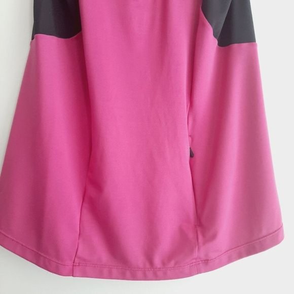 SUGOI Jackie Light V-Neck Cut-Out Back Tank Top Pink & Black Sz M - Picture 8 of 12